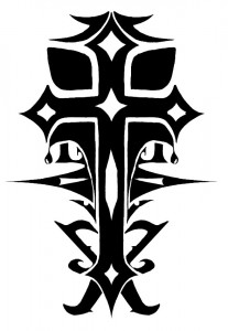 Karmaela: Cross tattoo design