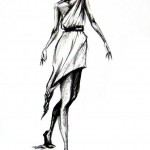 Karmaela Grecian Fashion Sketch