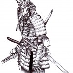 Karmaela Design: Samurai tattoo design