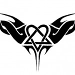Karmaela Design: Heartagram logo/tattoo deisgn.