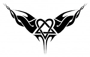Karmaela Design: Heartagram logo/tattoo deisgn.