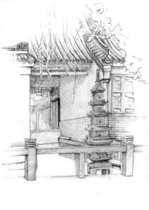Chinese Gardens Illustration Entry