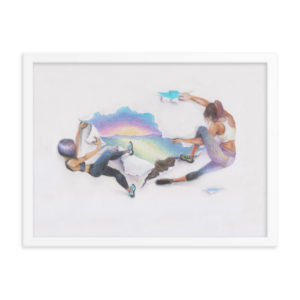 Flimsy Hold - Framed Print